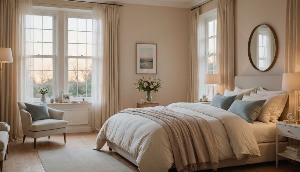 Pourquoi privilégier des tons doux pour favoriser le sommeil ici