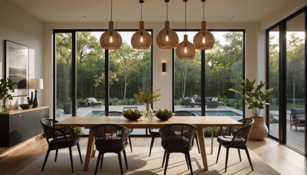 Quel luminaire suspendu choisir au-dessus de la table à manger